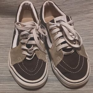 Vans Color Block Sk8 Low Top Sneakers Skate Shoes Forest Night Demitasse  Women